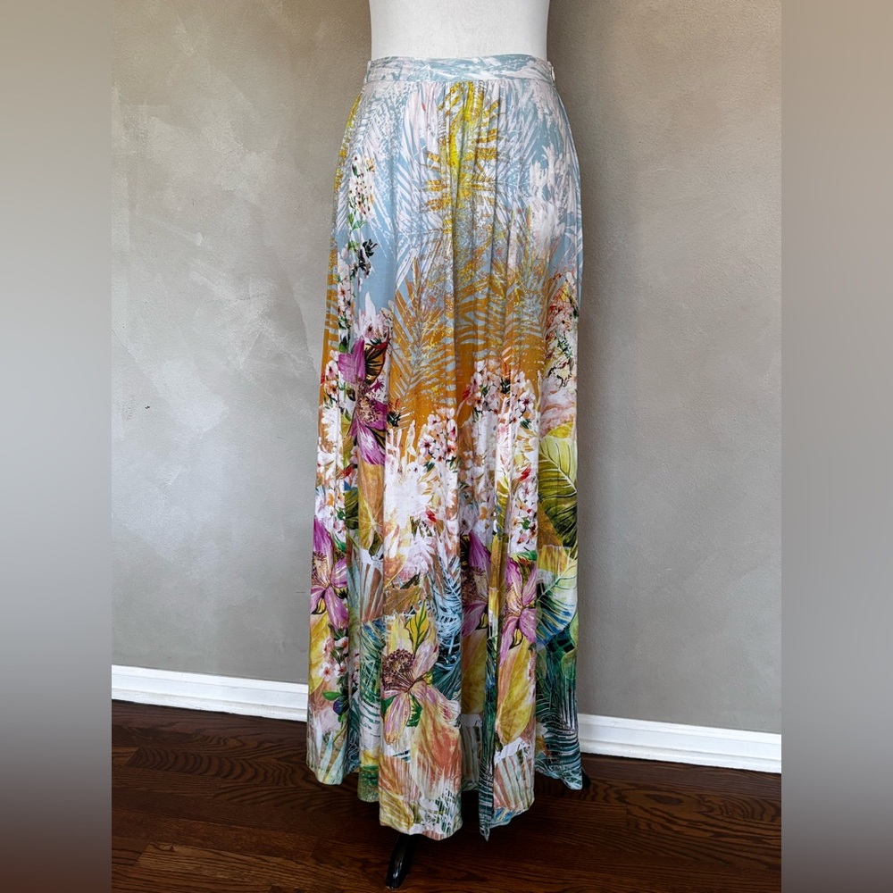 LJC Designs Floral Maxi Skirt - Multicolor